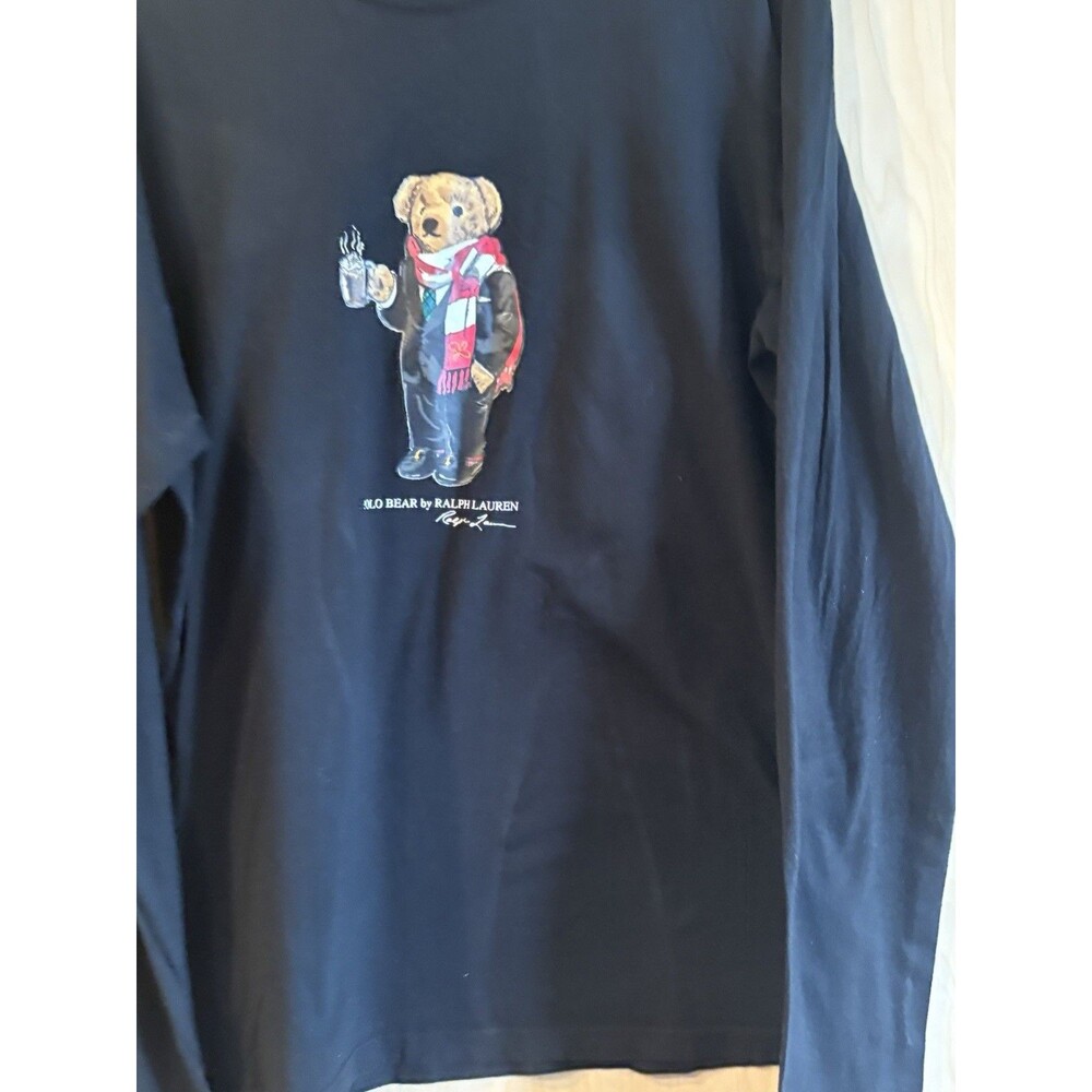Polo Ralph Lauren long-sleeve graphic tee featuring the iconic Bear